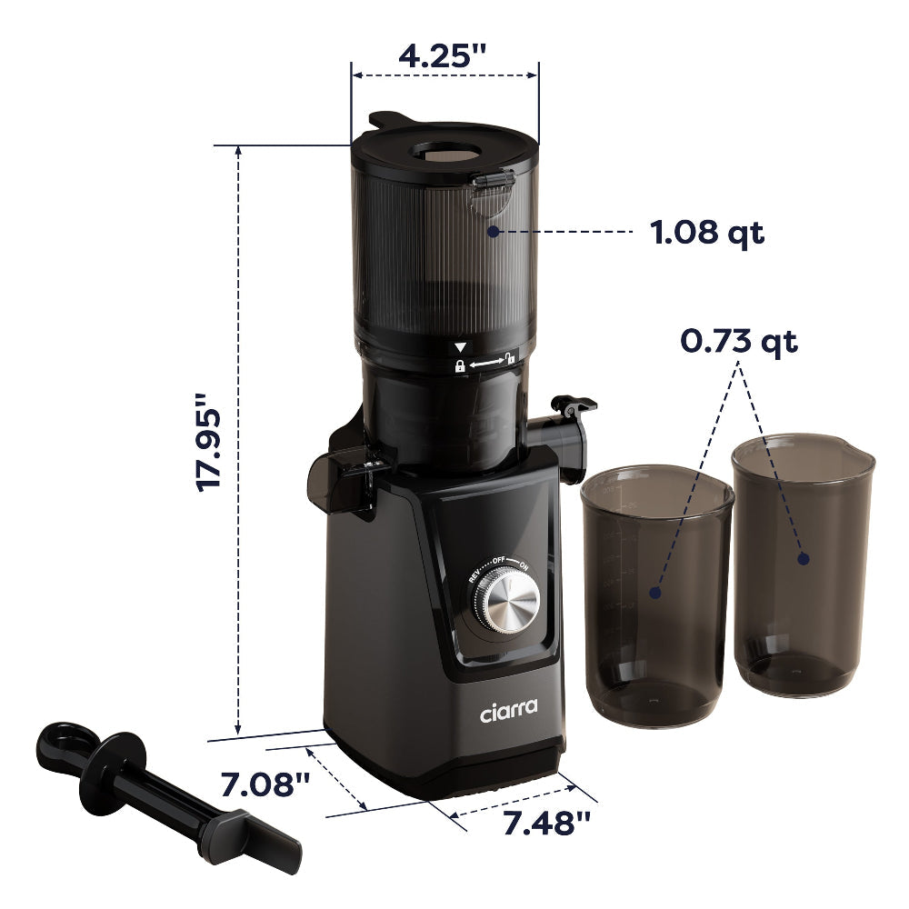 Extracteur de jus à pression à froid de 200 W