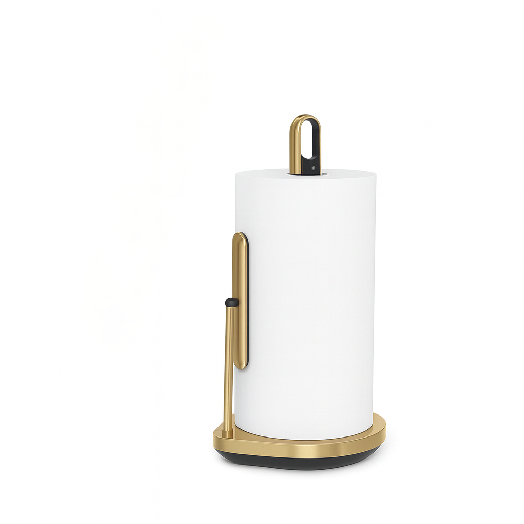 Standing paper towel holder