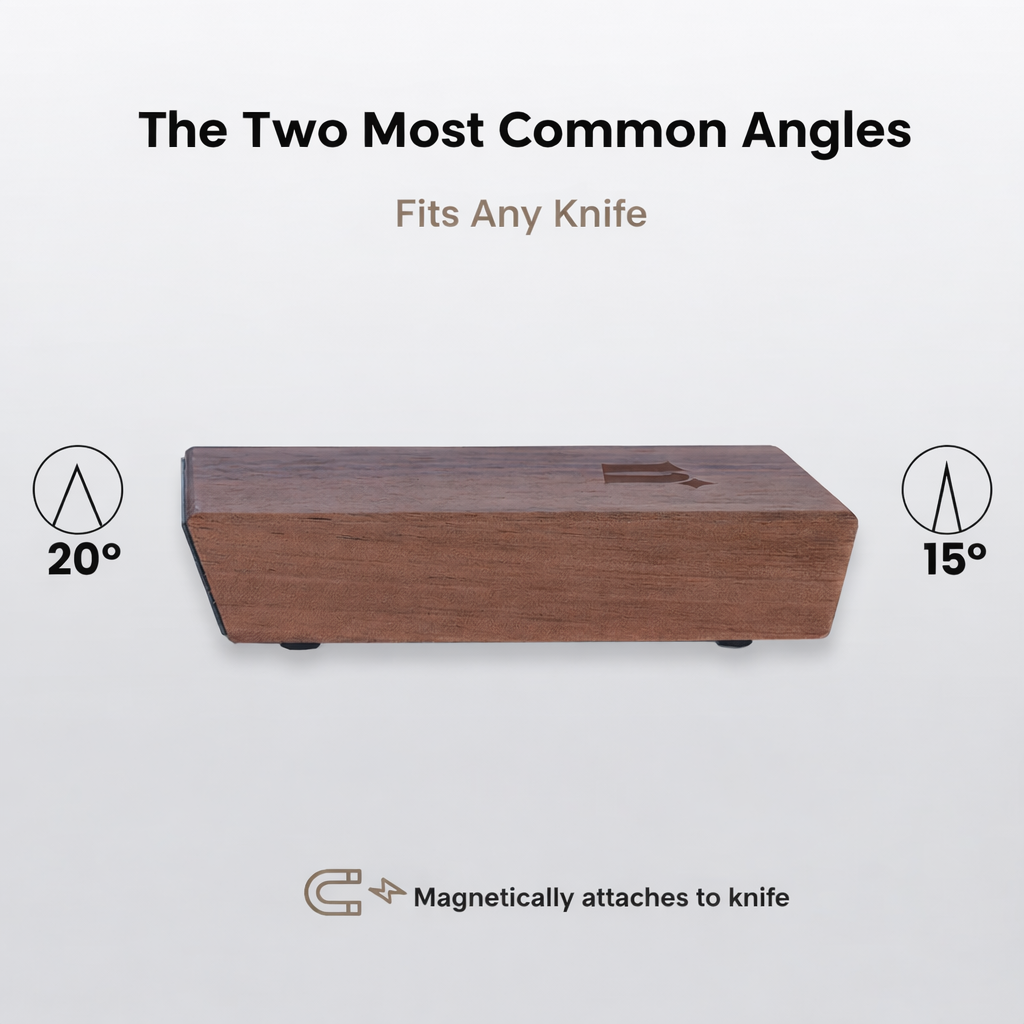 Sharpening set for knives with diamond wheel