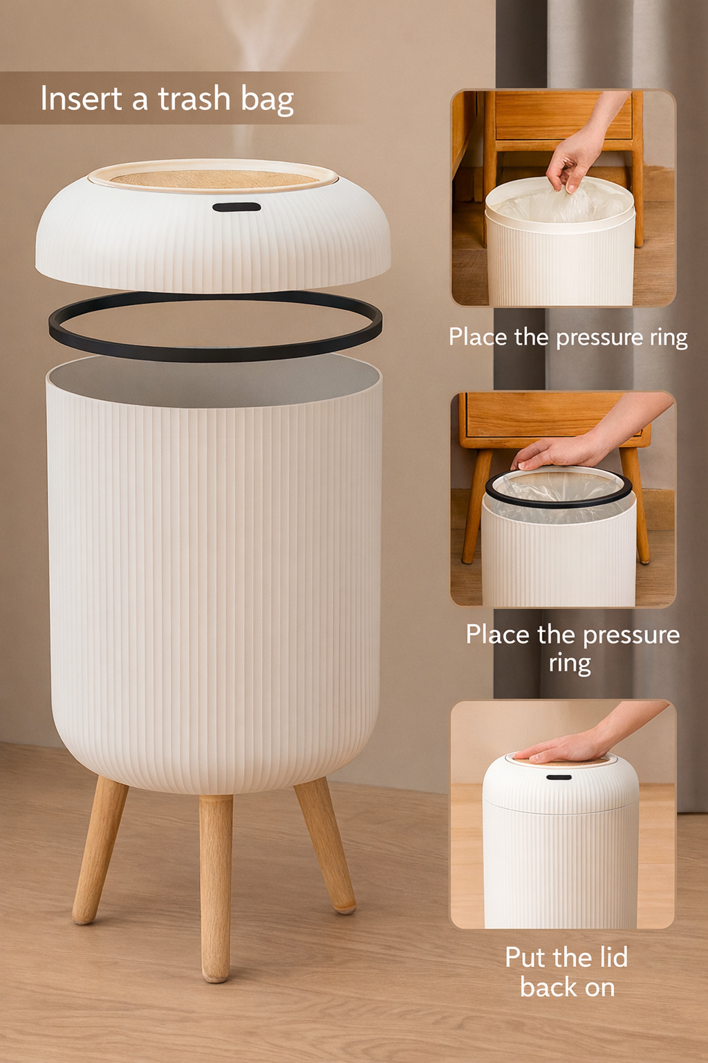 Automatic wastebasket