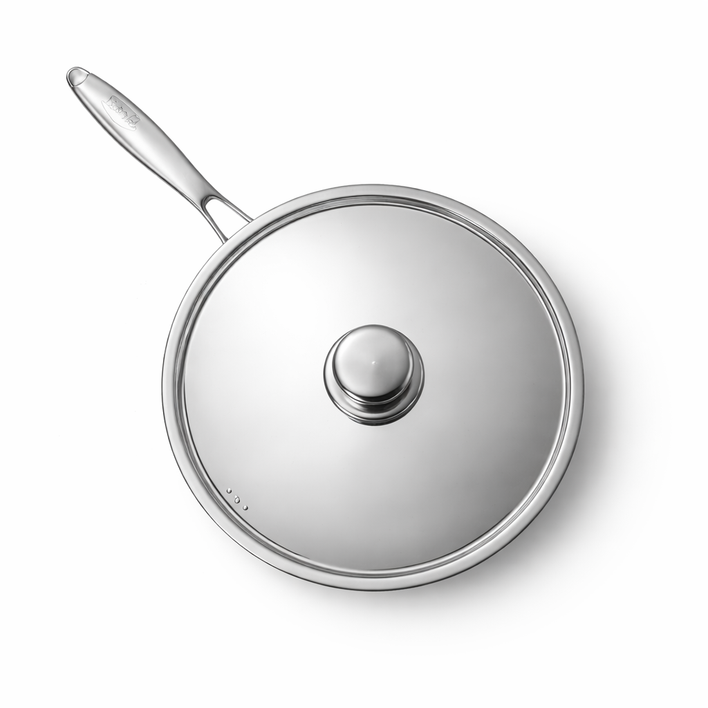 Titanium Hammered Pan Pro Large With Lid