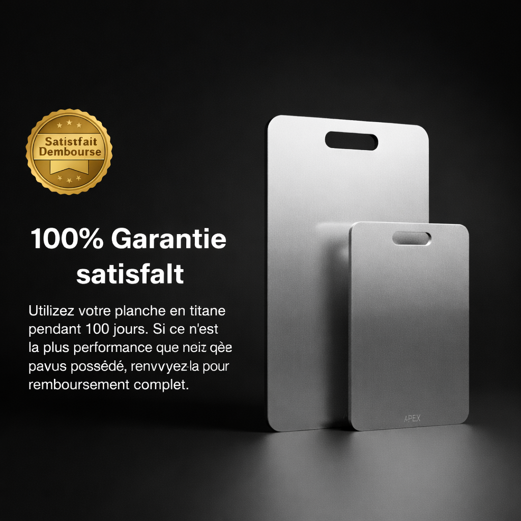 Planche à découper en titane