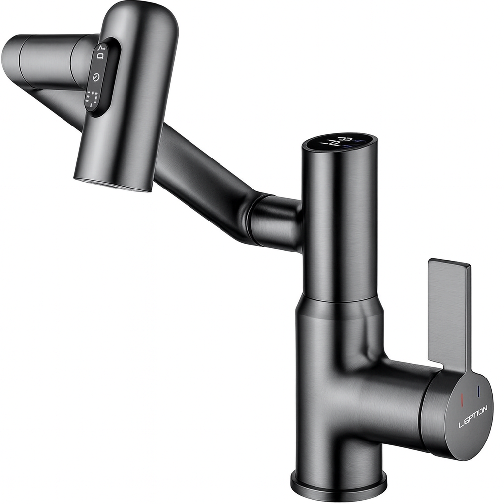 Robinet de salle de bain pivotant Lefton