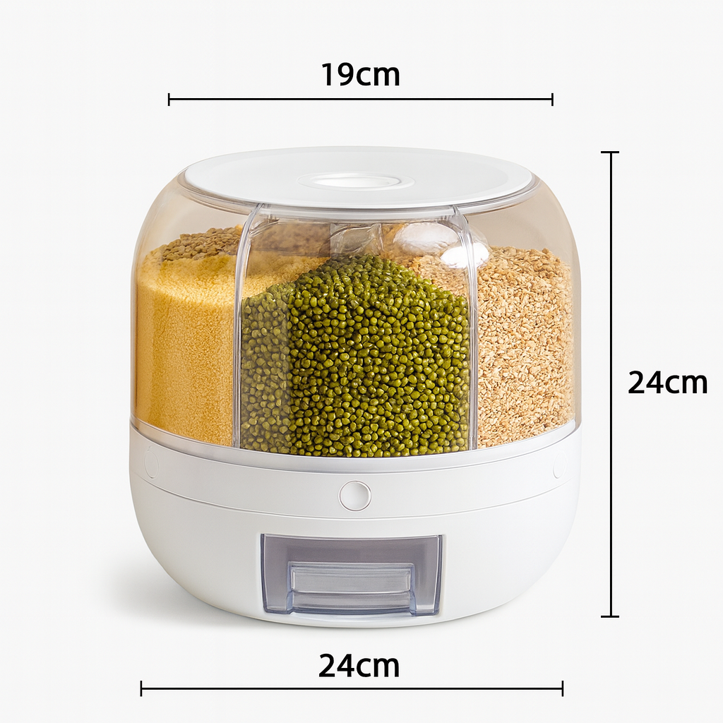 Rotary storage container