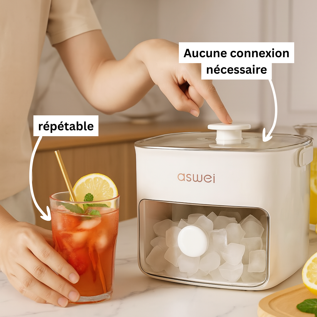 Machine à glaçons avec Easy-press