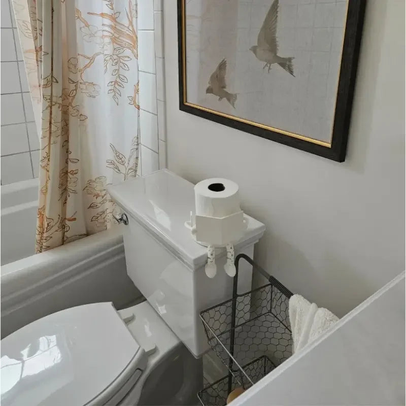 Porte-papier toilette effet journal