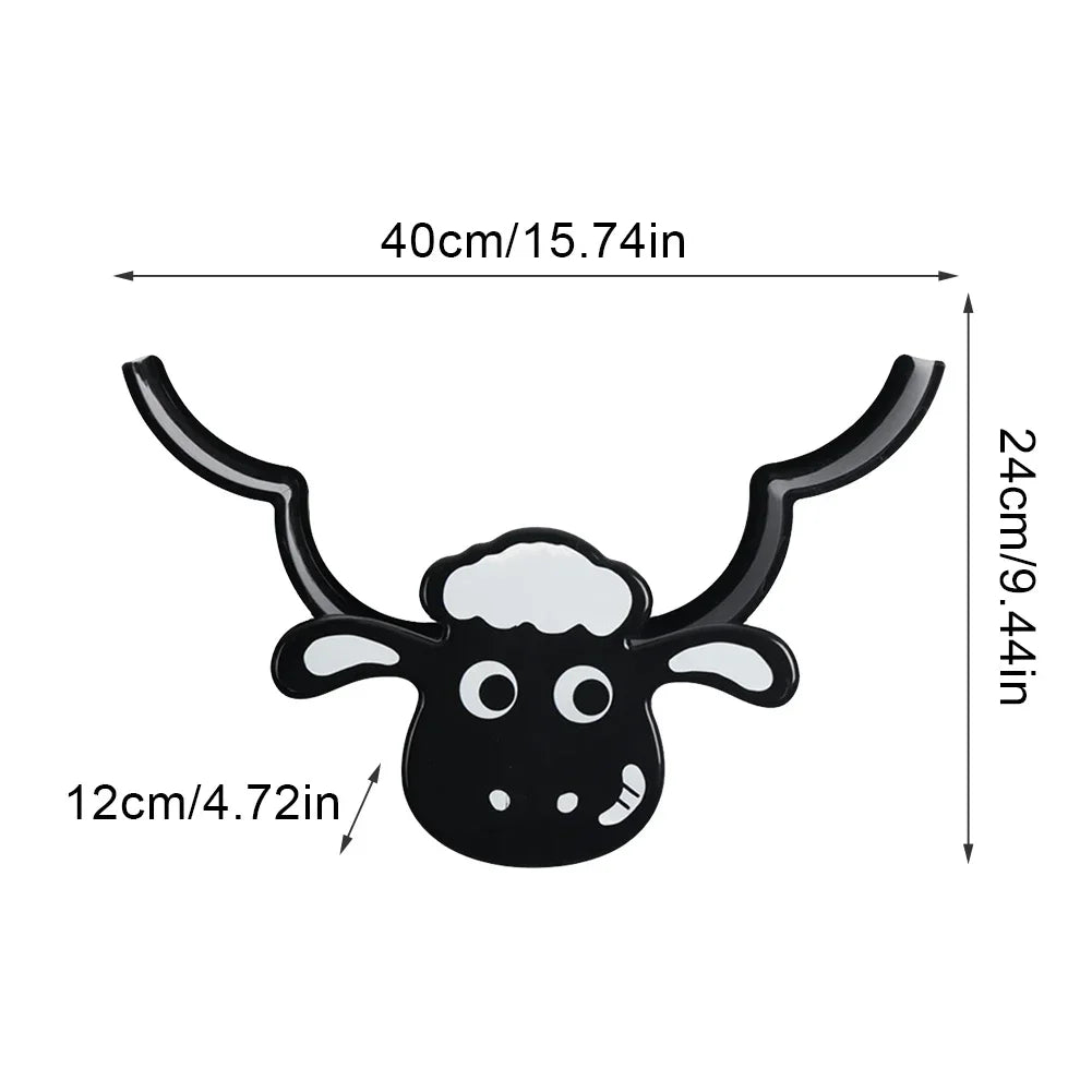 Porte-papier toilette mural en forme de mouton