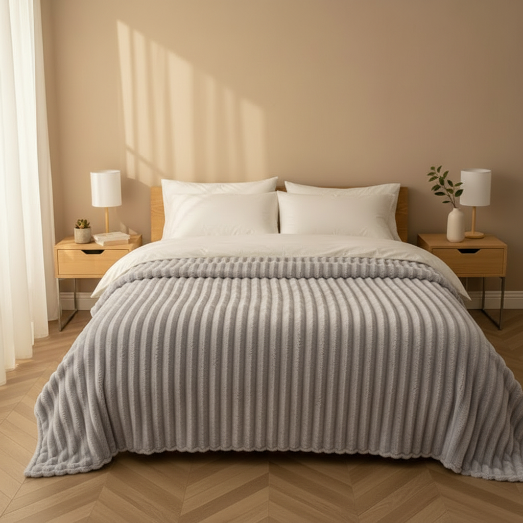 Plaid ultra-doux de luxe