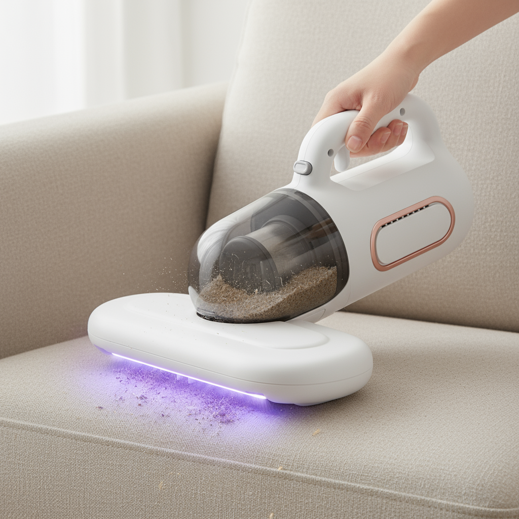 Aspirateur à main UV anti-acariens pour la maison