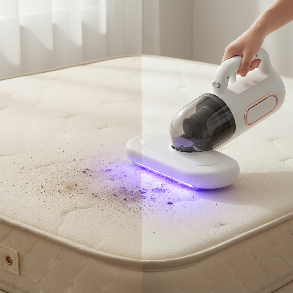 Aspirateur à main UV anti-acariens pour la maison