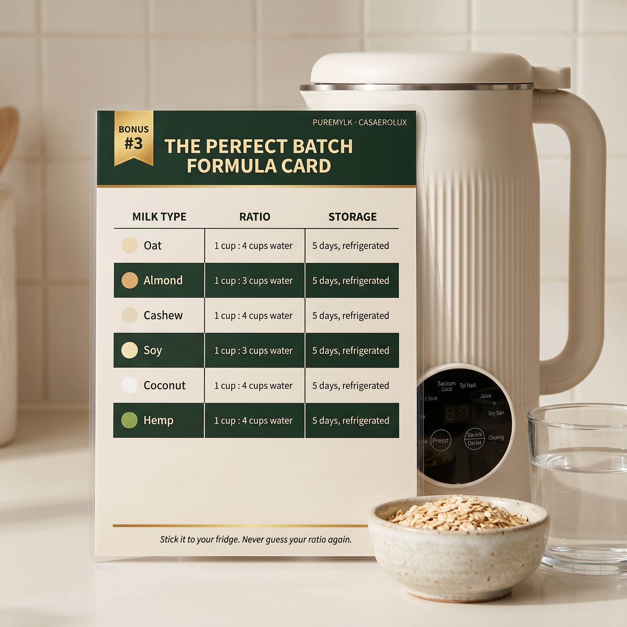 The Perfect Batch Formula Card | E-Book