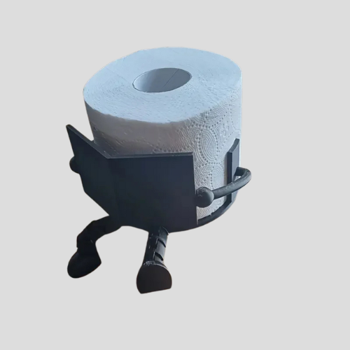Porte-papier toilette effet journal