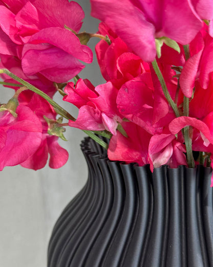 Vase 3D Blanc Pur