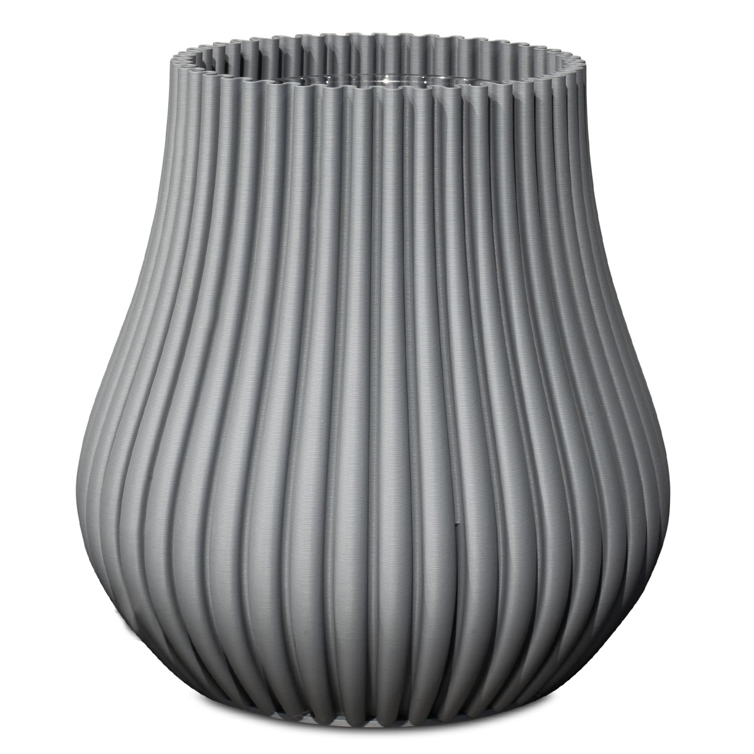 Vase 3D Blanc Pur