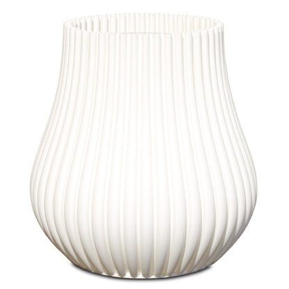 Vase 3D Blanc Pur