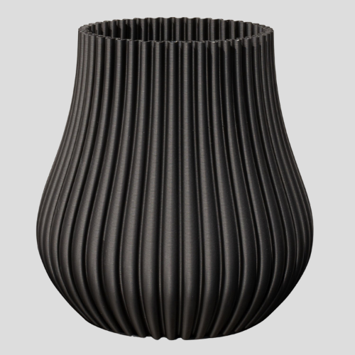 Vase 3D Blanc Pur