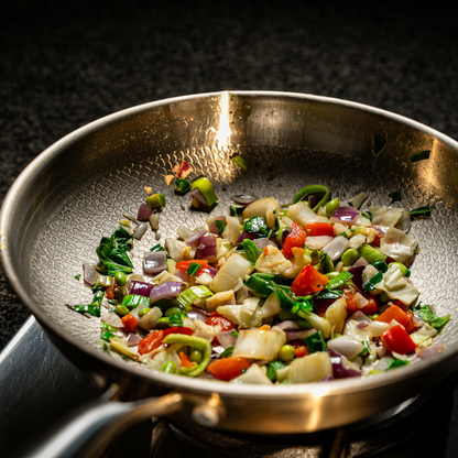 Titanium Hammered Wok Pan Pro