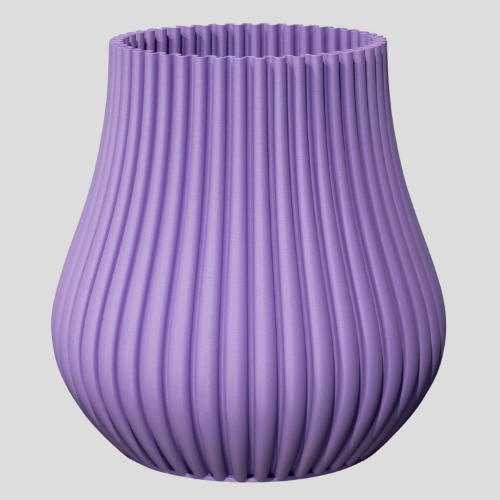 Vase 3D Blanc Pur