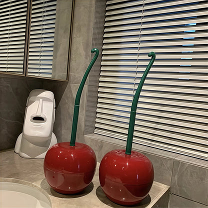 Brosse de toilette cerise