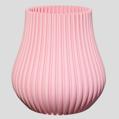 Vase 3D Blanc Pur