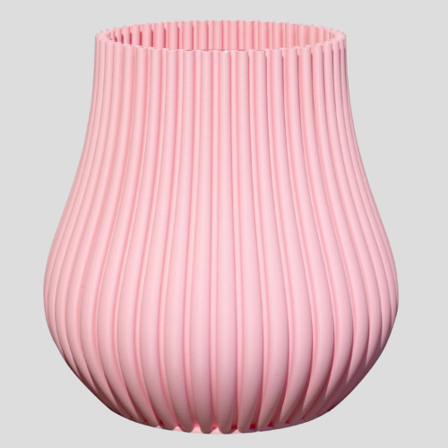 Vase 3D Blanc Pur