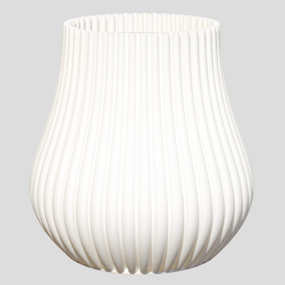 Vase 3D Blanc Pur