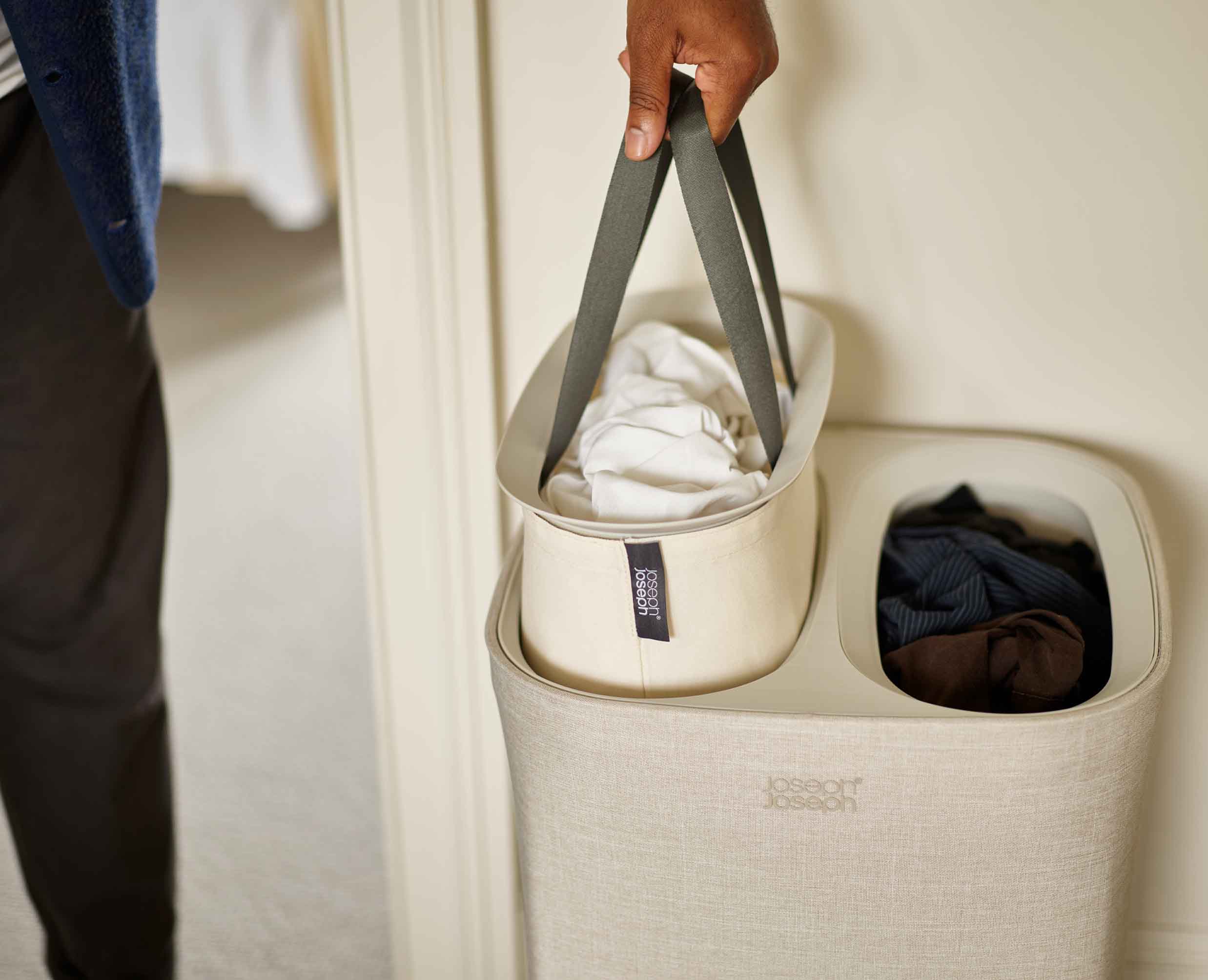 Panier à linge Duo Séparation 60 L