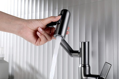 Robinet de salle de bain pivotant Lefton