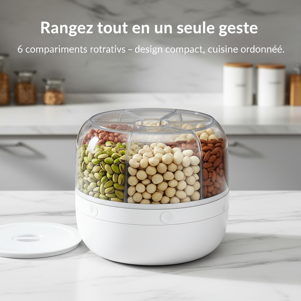 Conteneur de stockage rotatif