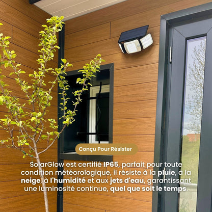 Lampe solaire avec détecteur de mouvement pour l'extérieur