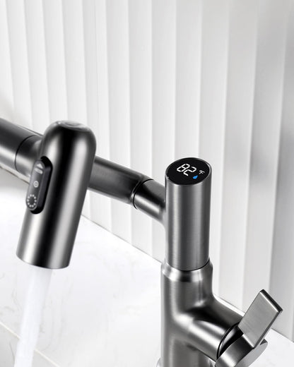 Robinet de salle de bain pivotant Lefton