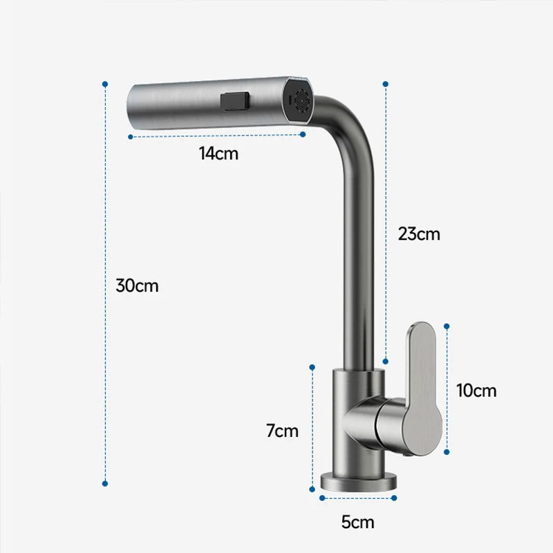 Robinet 2 et 1 avec mécanisme multifonction
