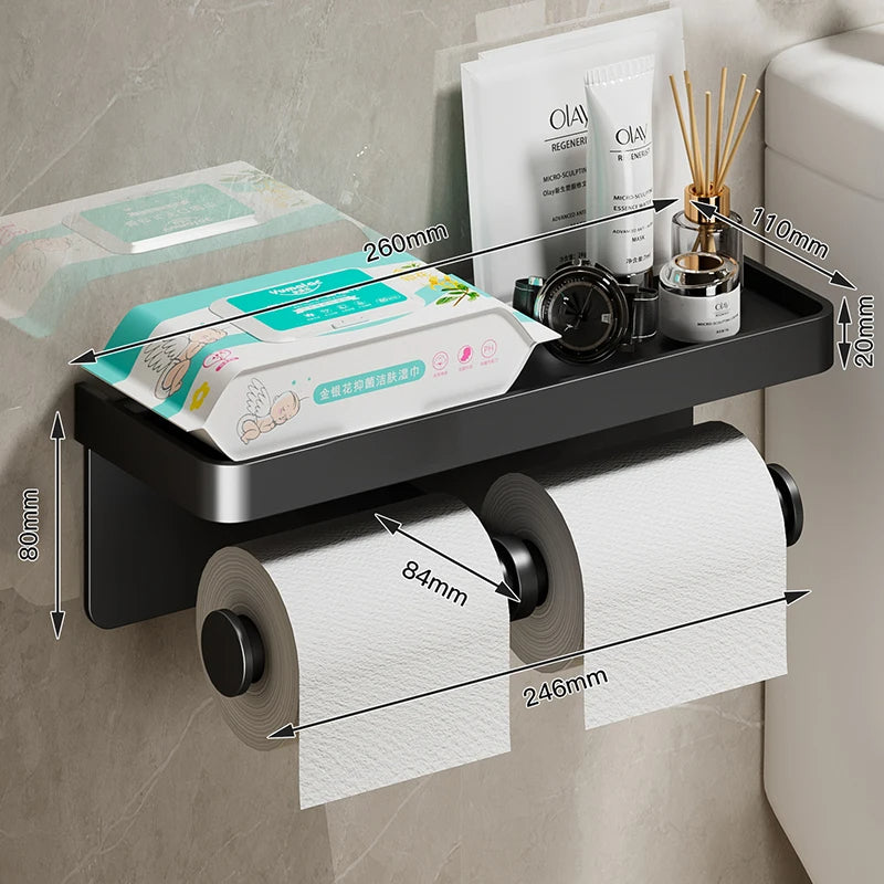 Porte-papier en alliage d'aluminium