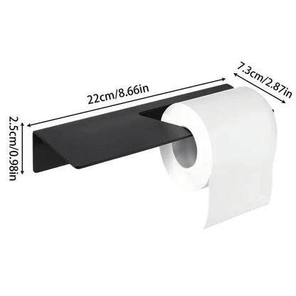 Porte-papier toilette sans perçage avec étagère