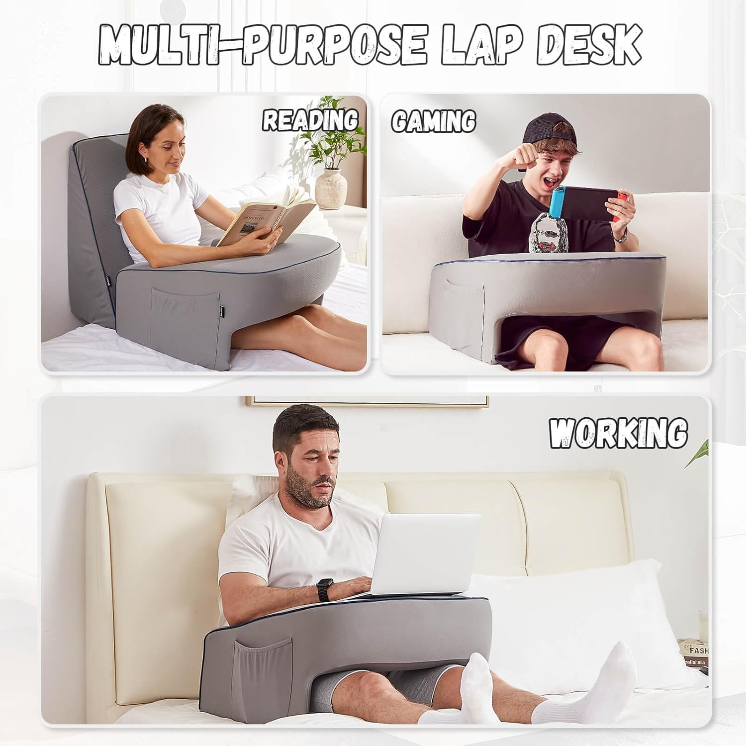 Coussin de bureau portable