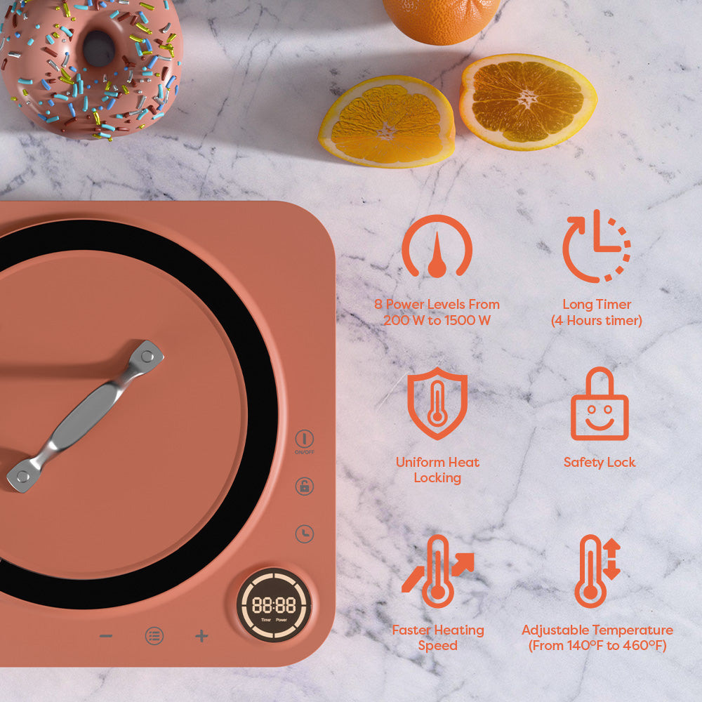 Plaque de cuisson à induction portable Donut