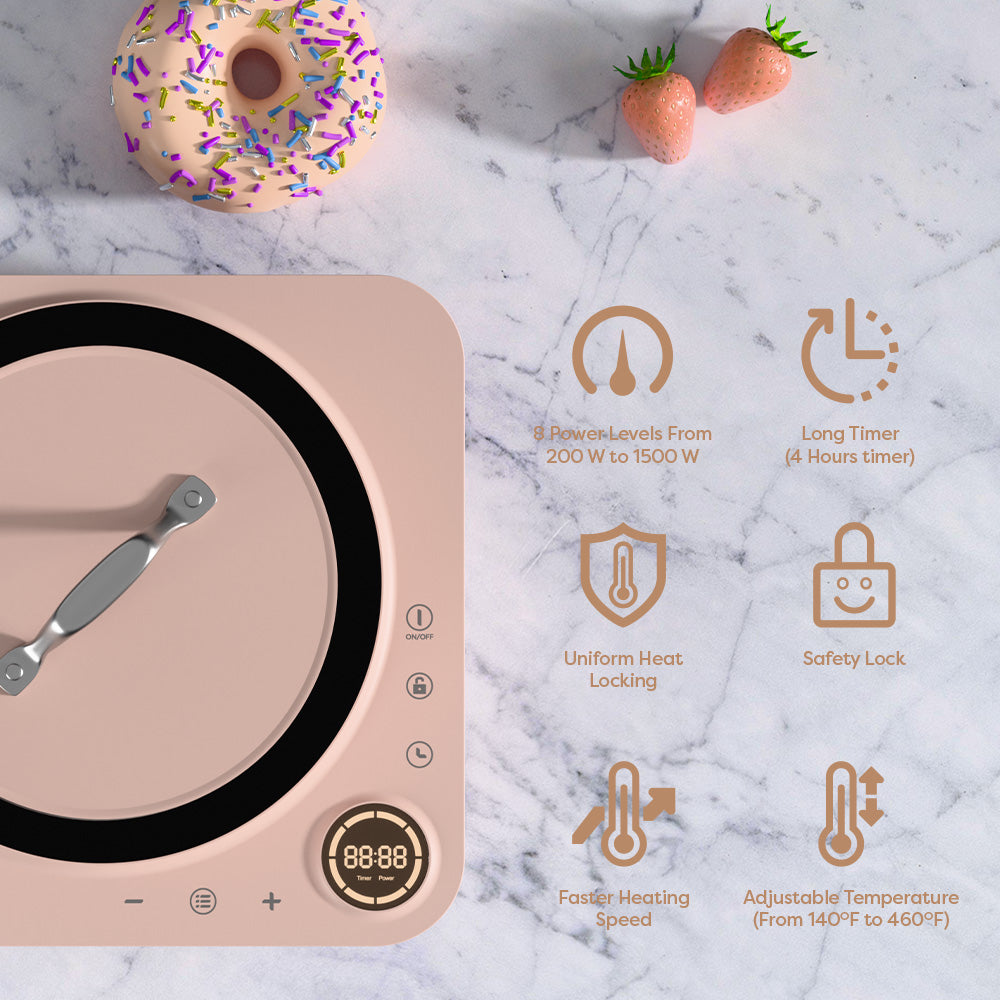 Plaque de cuisson à induction portable Donut