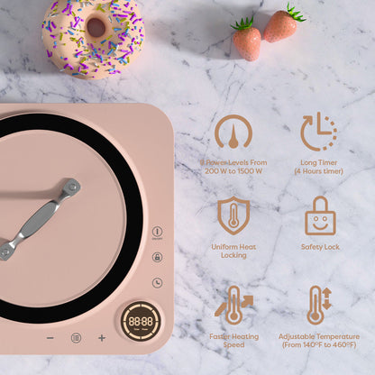 Plaque de cuisson à induction portable Donut