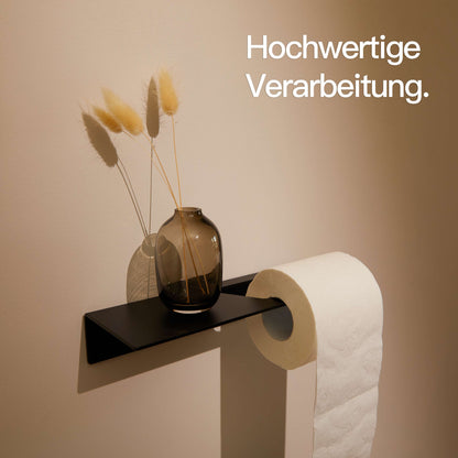 Porte-papier toilette sans perçage avec étagère