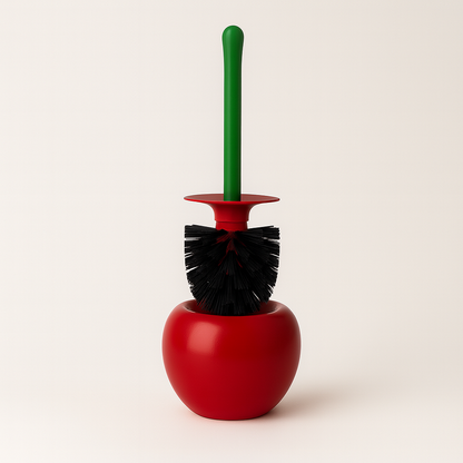 Brosse de toilette cerise