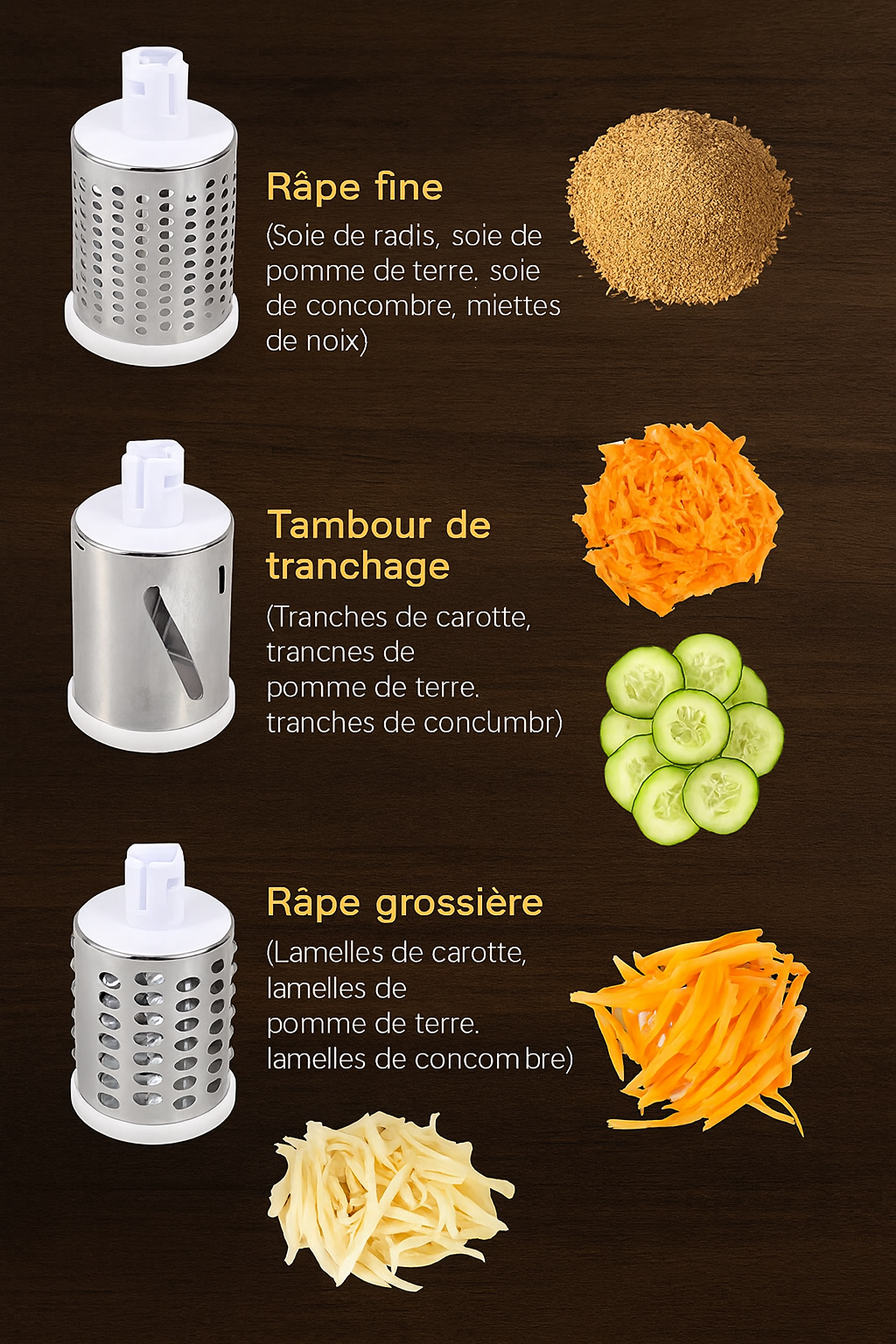 Coupe de légumineuses et coupe de fromage