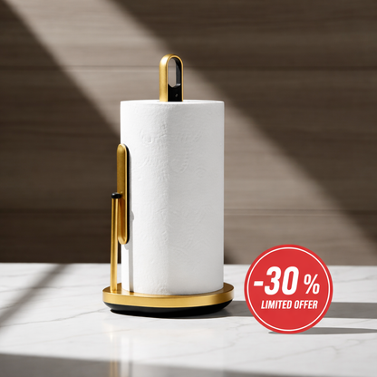 Standing paper towel holder