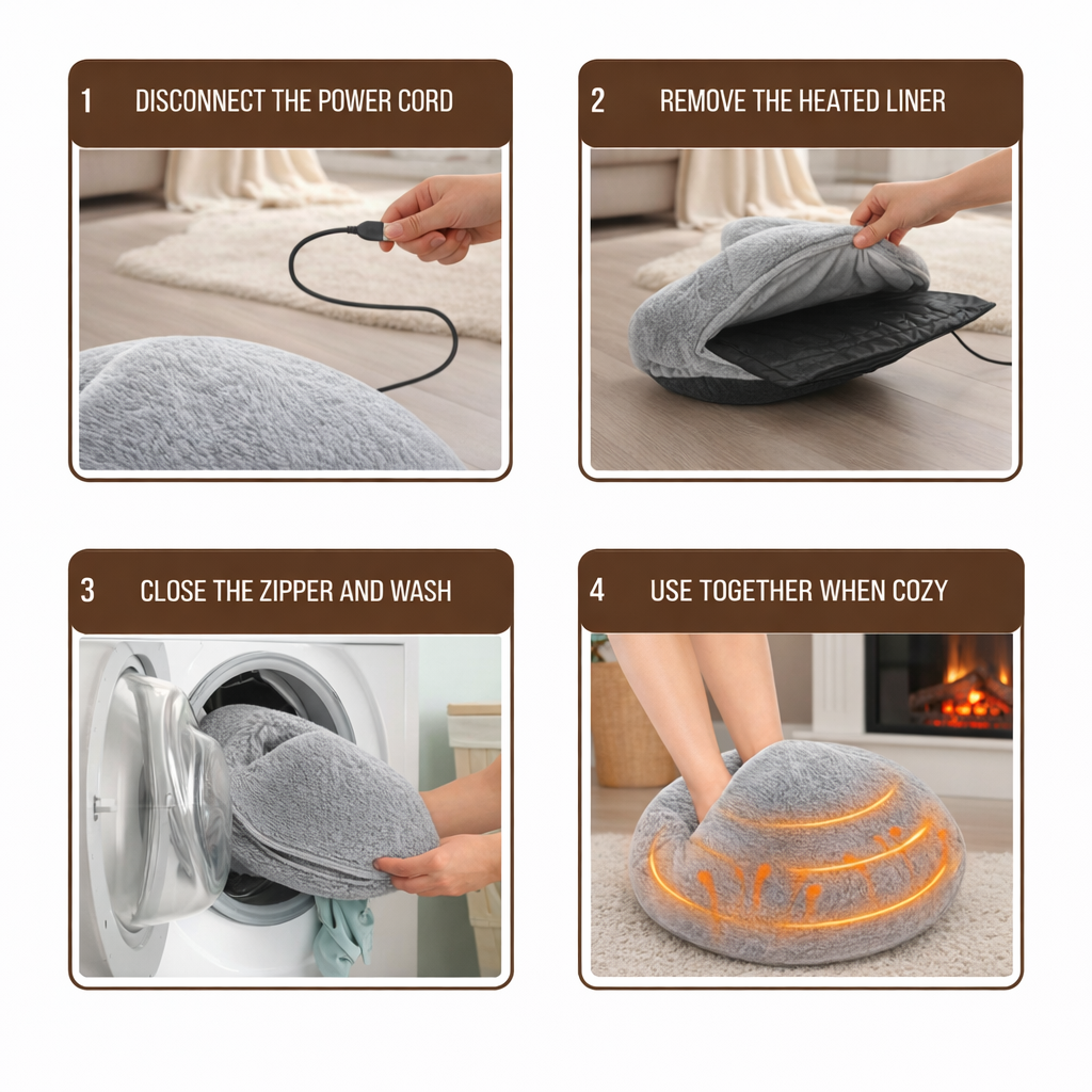 Electric foot warmer