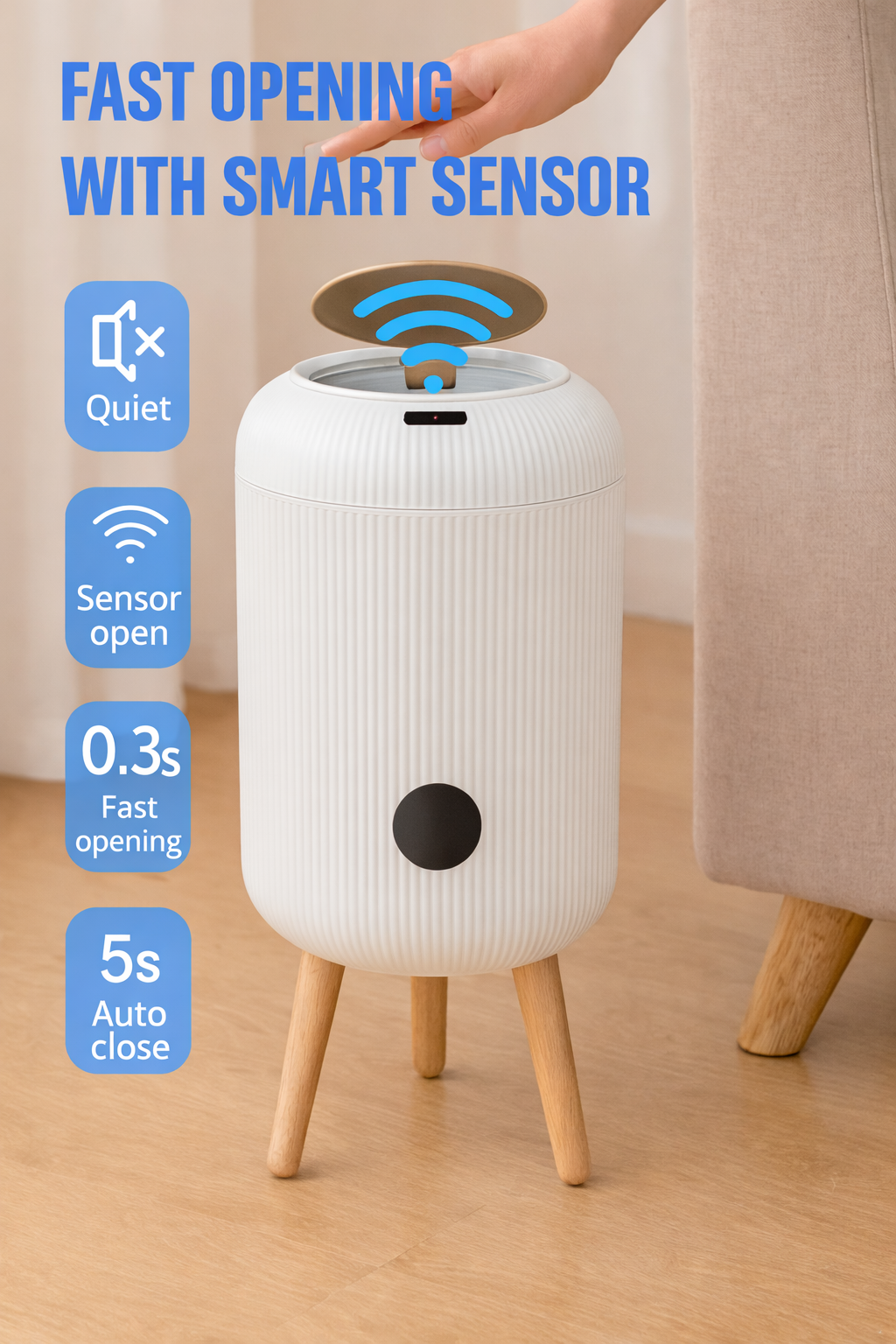 Automatic wastebasket