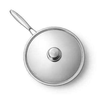 Titanium Hammered Pan Pro Large With Lid