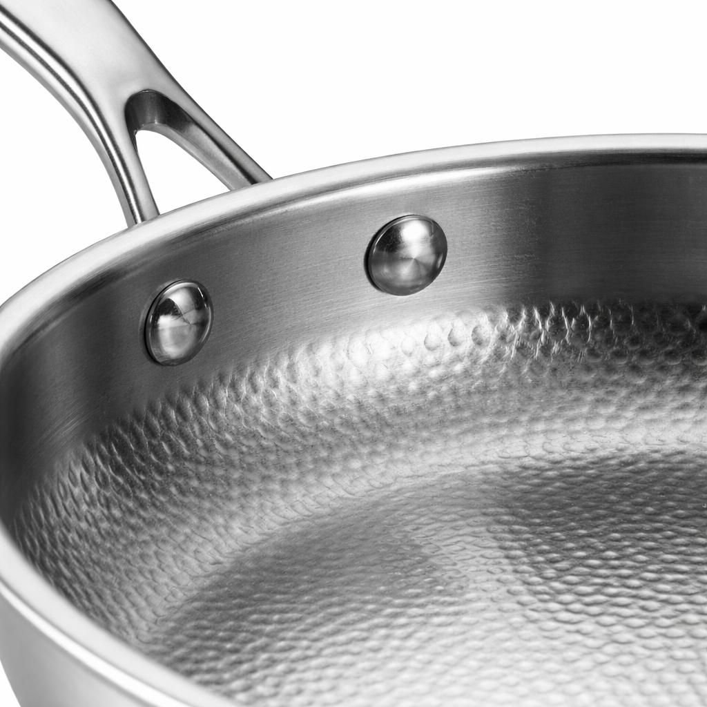 Titanium Hammered Pan Pro Large With Lid