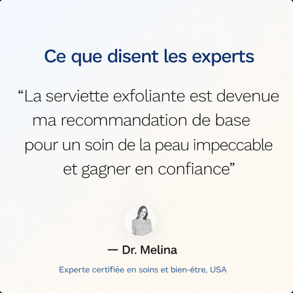 Serviette de douche antibactérienne