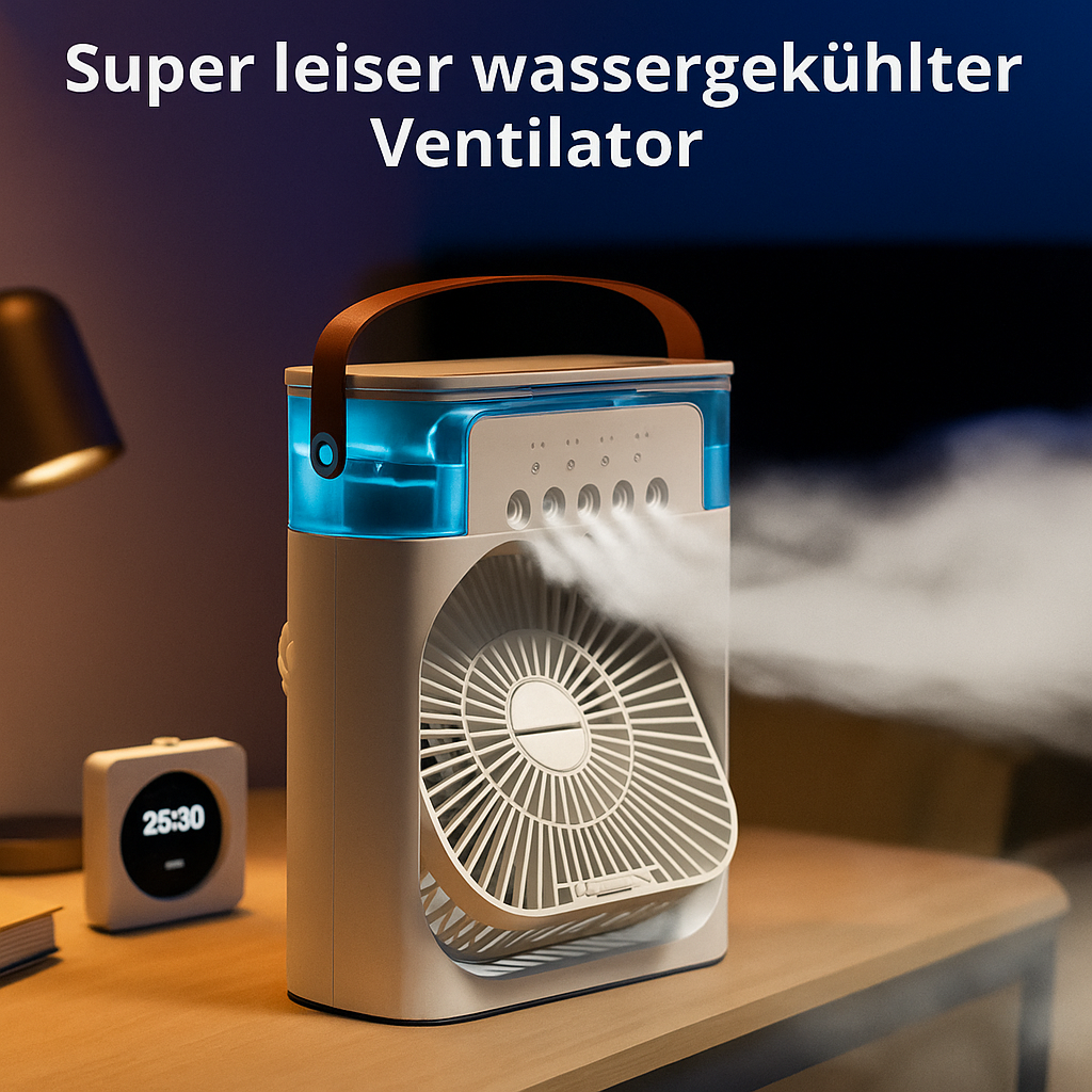 Ventilateur humidificateur portable