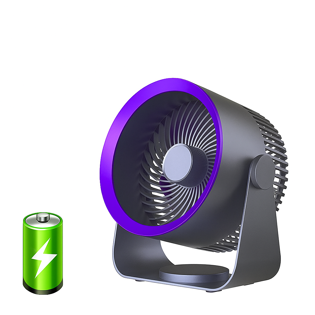 Ventilateur portable sans fil multifonctionnel