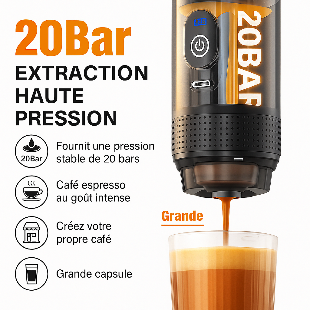 Mini cafetière portable